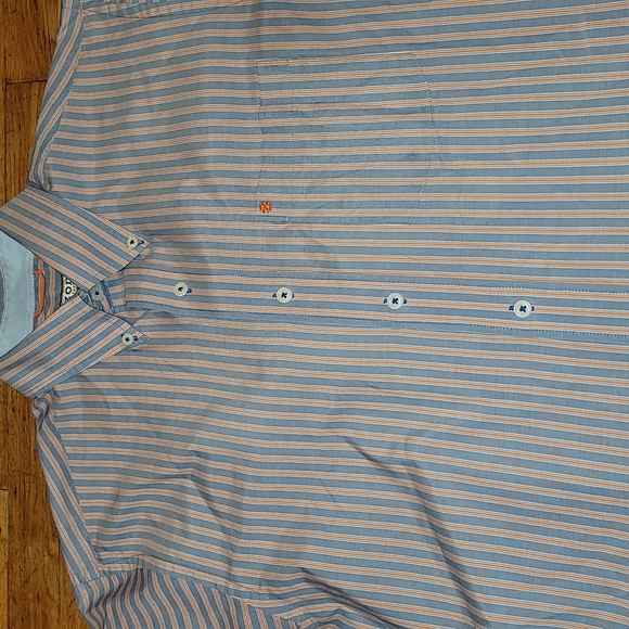 NWOT Men's izod dress shirt sz medium - Picture 2 of 6